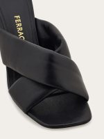 Ferragamo Padded sandal with Gancini heel - Image 3